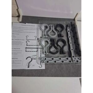 6 Pack Magic Closet Organizers Space Saving Hangers Grey Black DXY-HANGER-001-6P
